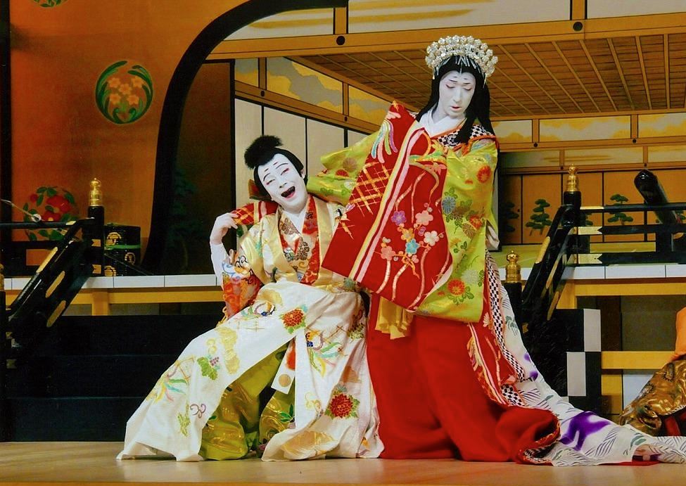 escenario teatro kabuki japon