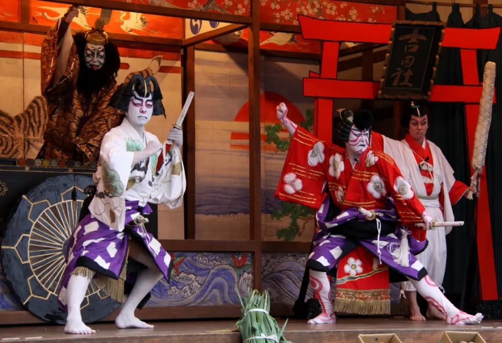 teatro kabuki maquillaje