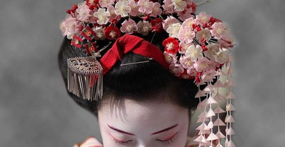 kanzashi moño japones geisha maiko oiran