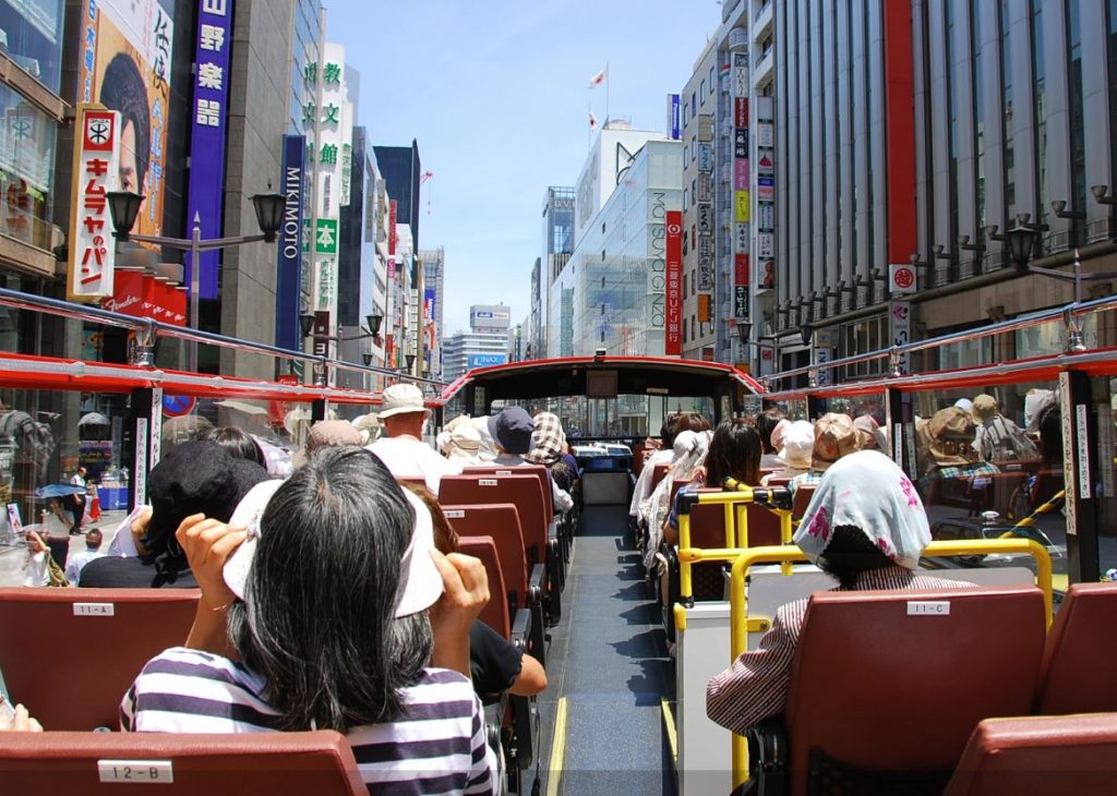 bus turístico tokio japon alternativo