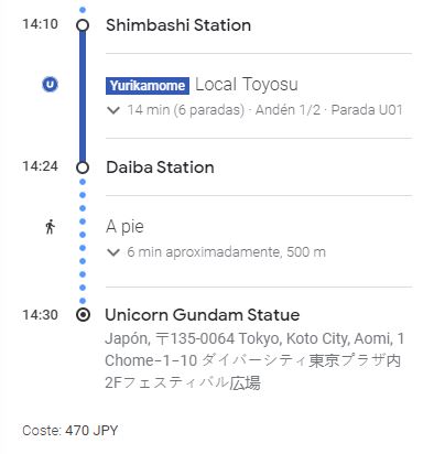 cómo ir de tokio a la estatua de gundam cómo ir de tokio a la estatua de gundam