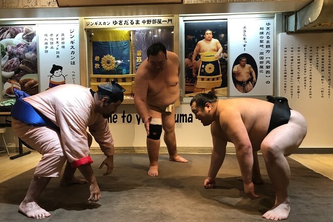 luchar contra un luchador de sumo