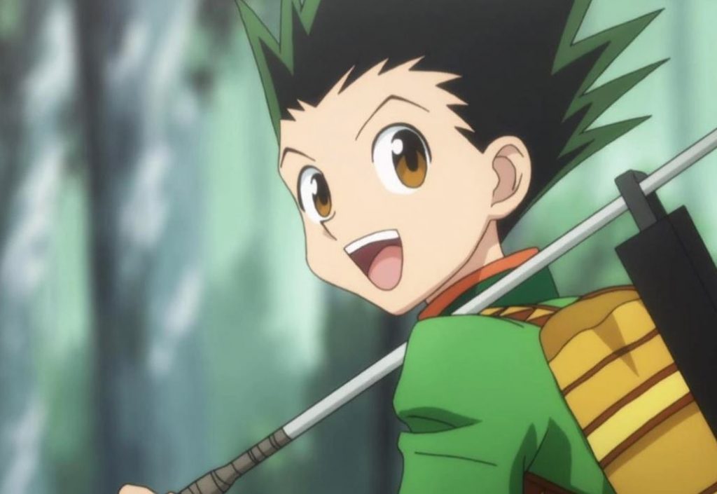 personajes de anime con cabello verde