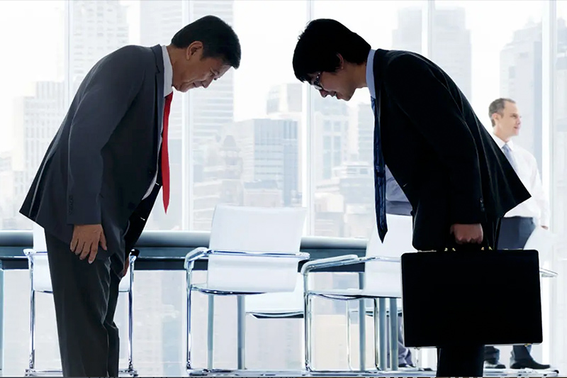 reverencias en Japón