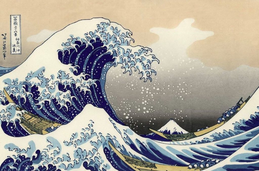 la gran ola de japon cuadro tsunami la gran ola de japon cuadro tsunami
