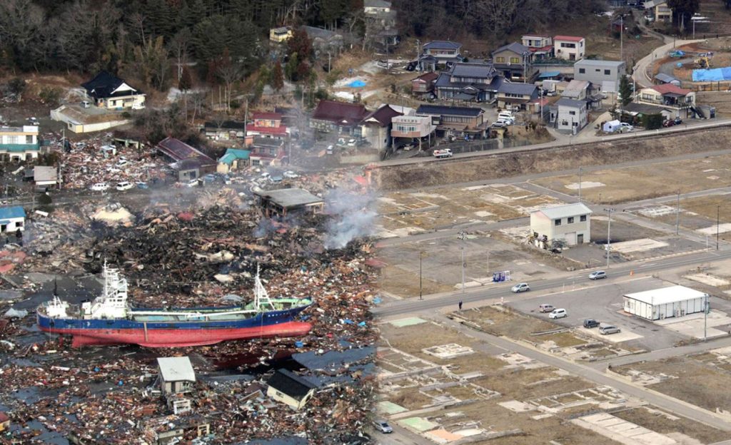tsunami de japon antes y despues tsunami de japon antes y despues