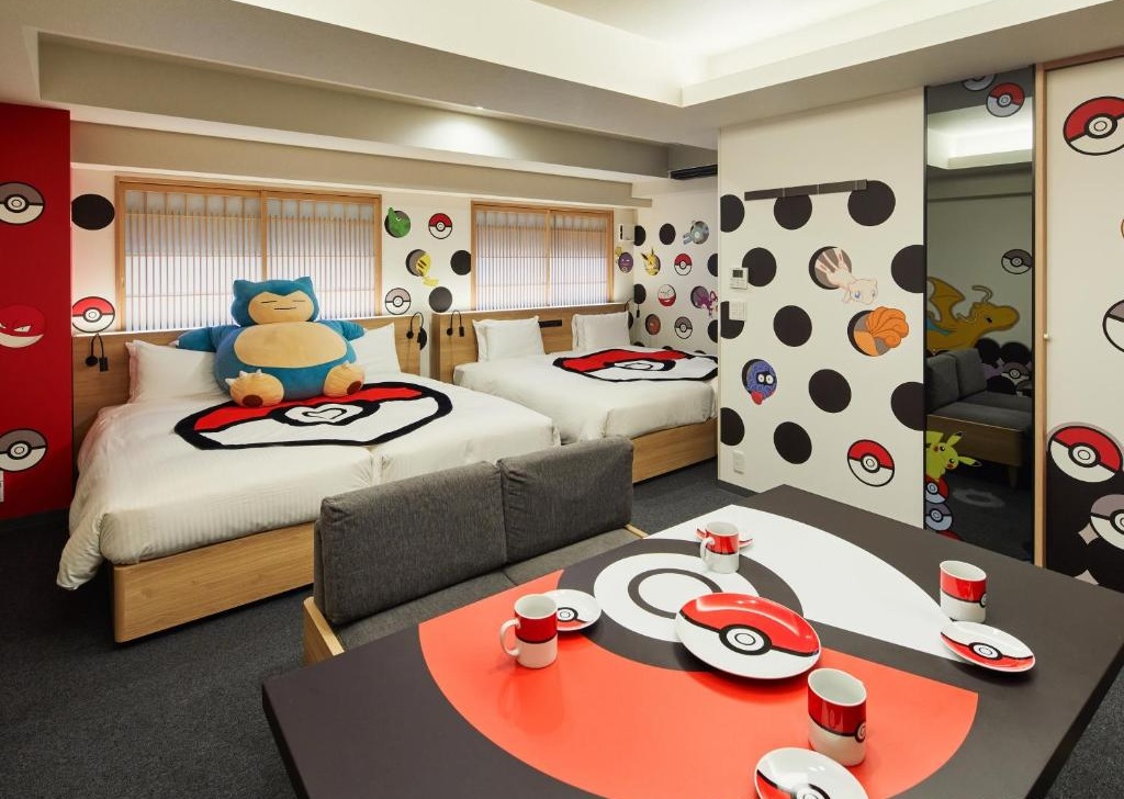 alojamiento en tokio tematico pokemon
