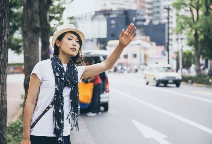 como pedir un taxi en japon