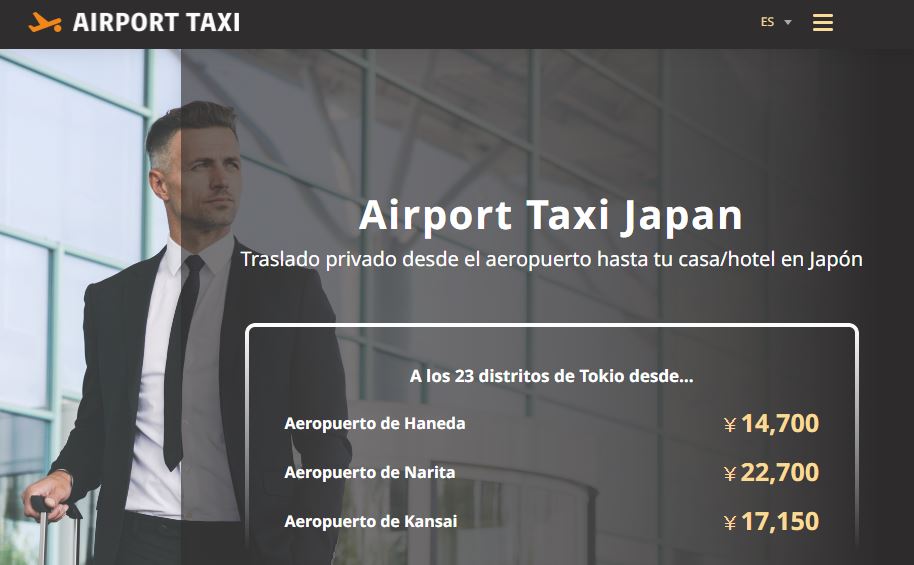 cuanto cuesta un taxi del aeropuerto a tokio