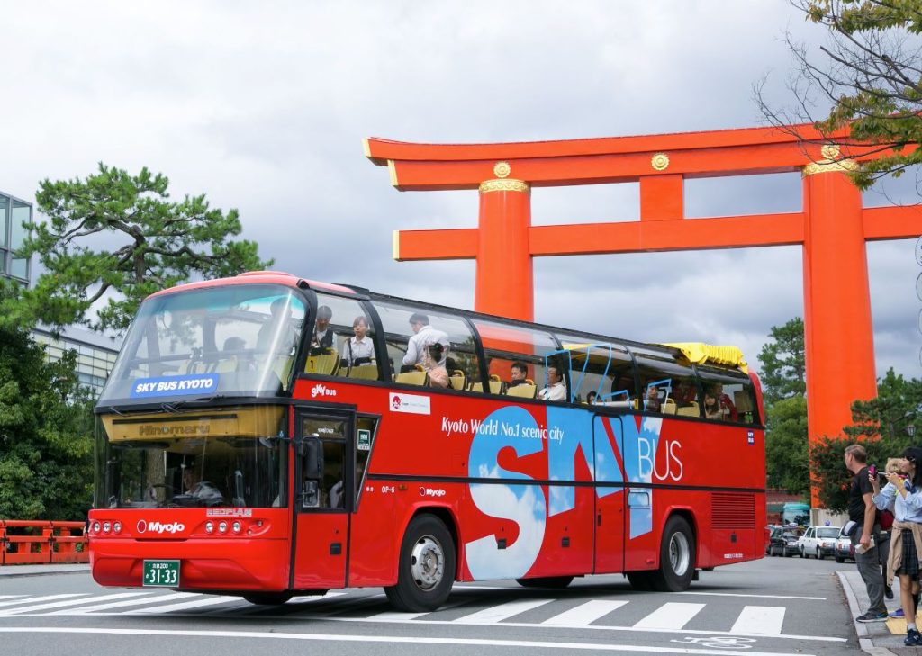 autobus turístico de kioto japón