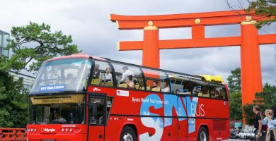 autobus turístico de kioto japón
