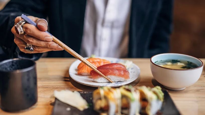 palillos comida japonesa