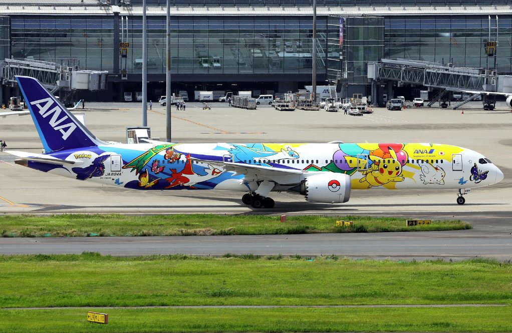 avion de pokemon ana airlines