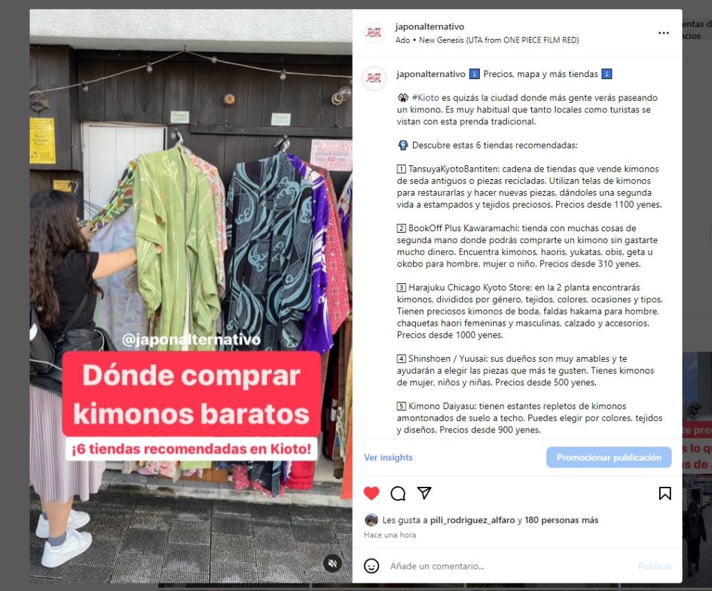 donde comprar kimonos baratos en kioto japon alternativo