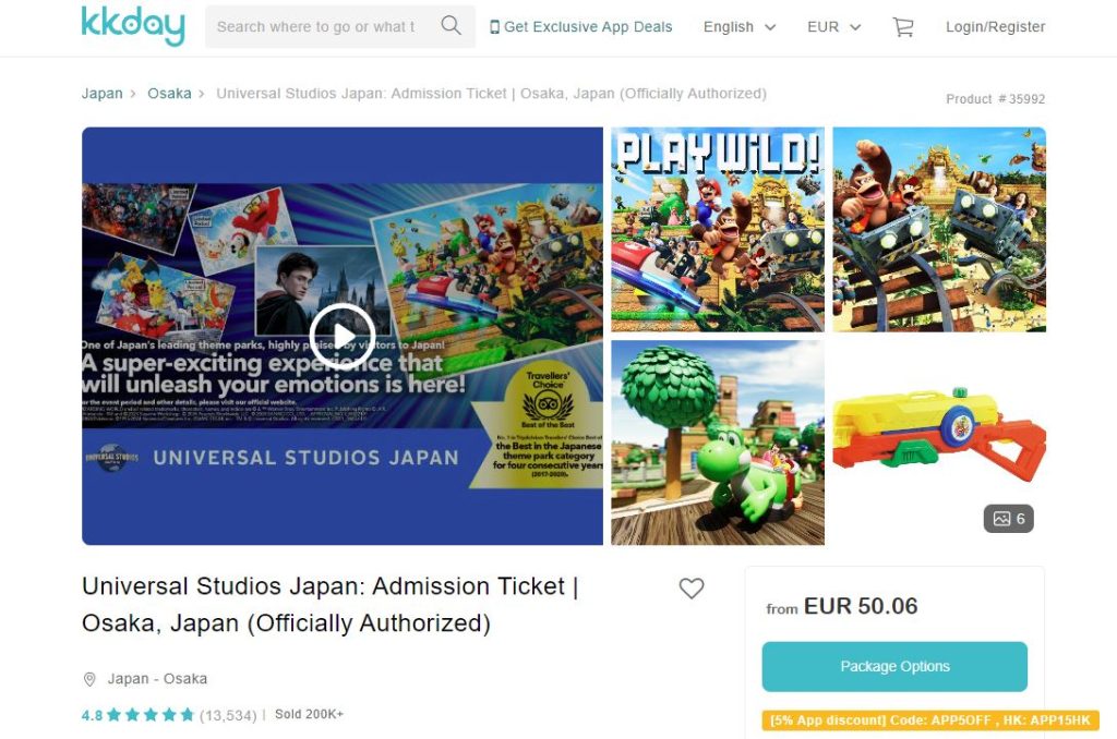 tickets universal studios japan en kkday