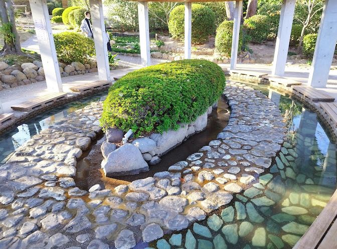 baño de pies en japon