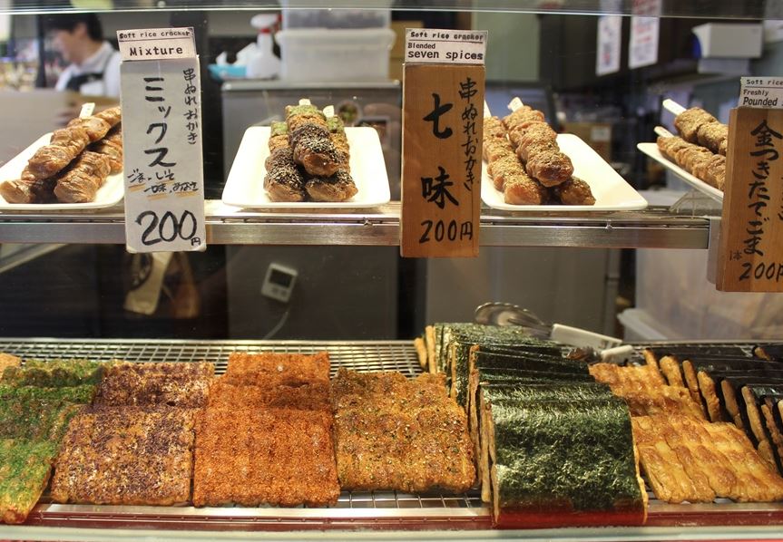 galletas senbei mercado nishiki galletas senbei mercado nishiki