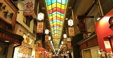 mercado de nishiki en kioto