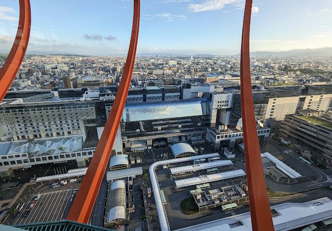 vistas de la torre de kioto japon vistas de la torre de kioto japon