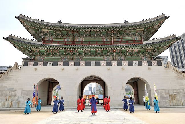 cambio de guardia palacio gyeongbokgung seul cambio de guardia palacio gyeongbokgung seul