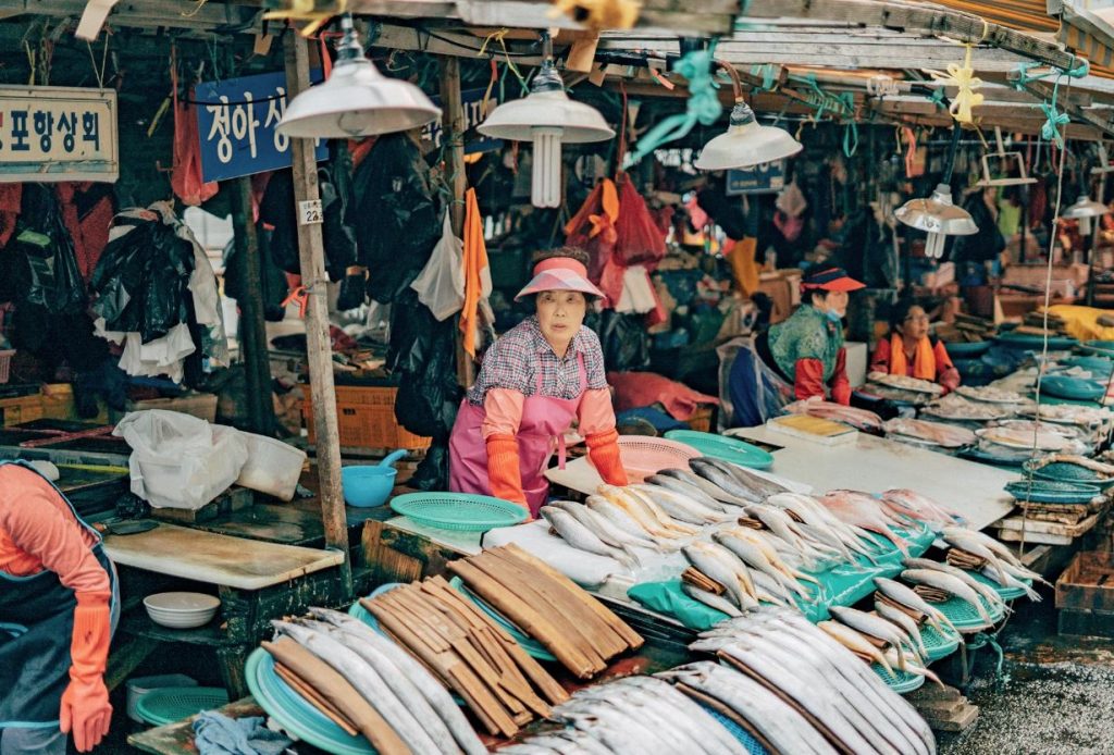 mercado pescado busan jagalchi mercado pescado busan jagalchi