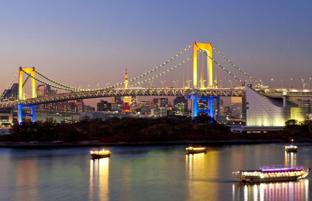 atracciones turisticas en tokio de noche