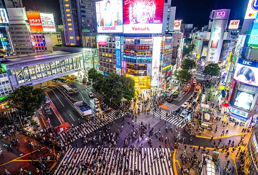 el cruce mas transitado del mundo