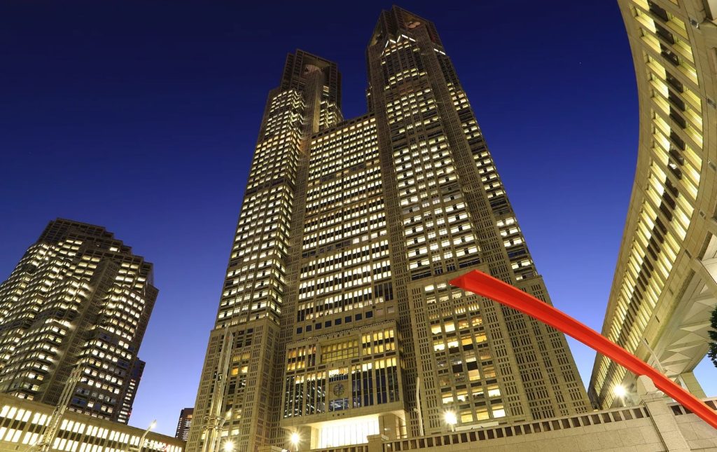 mirador del gobierno metropolitano de tokio japon