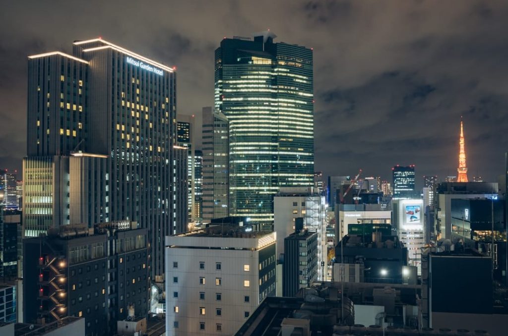 mirador gratuito para ver tokio de noche