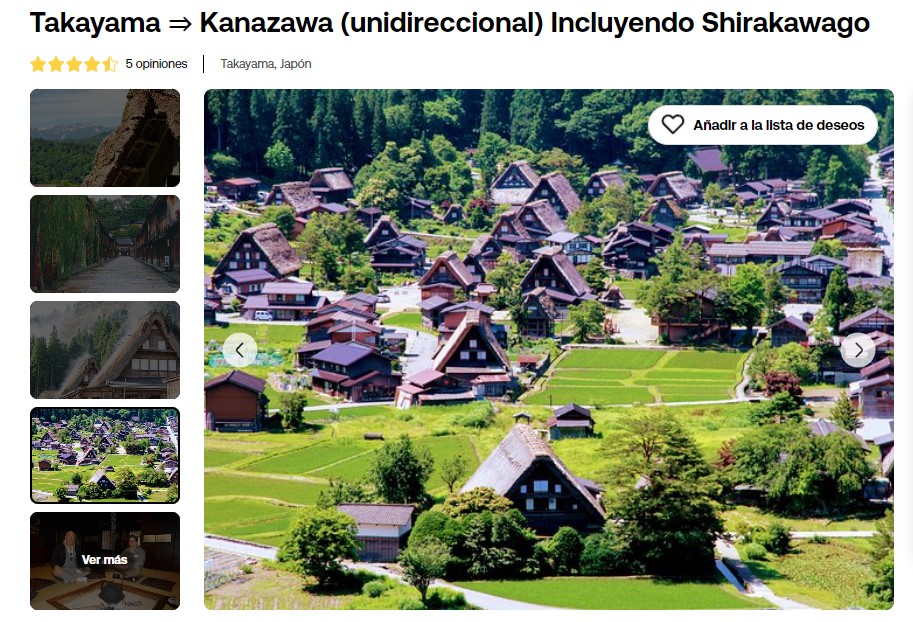 tour de takayama y shirakawago desde kanazawa