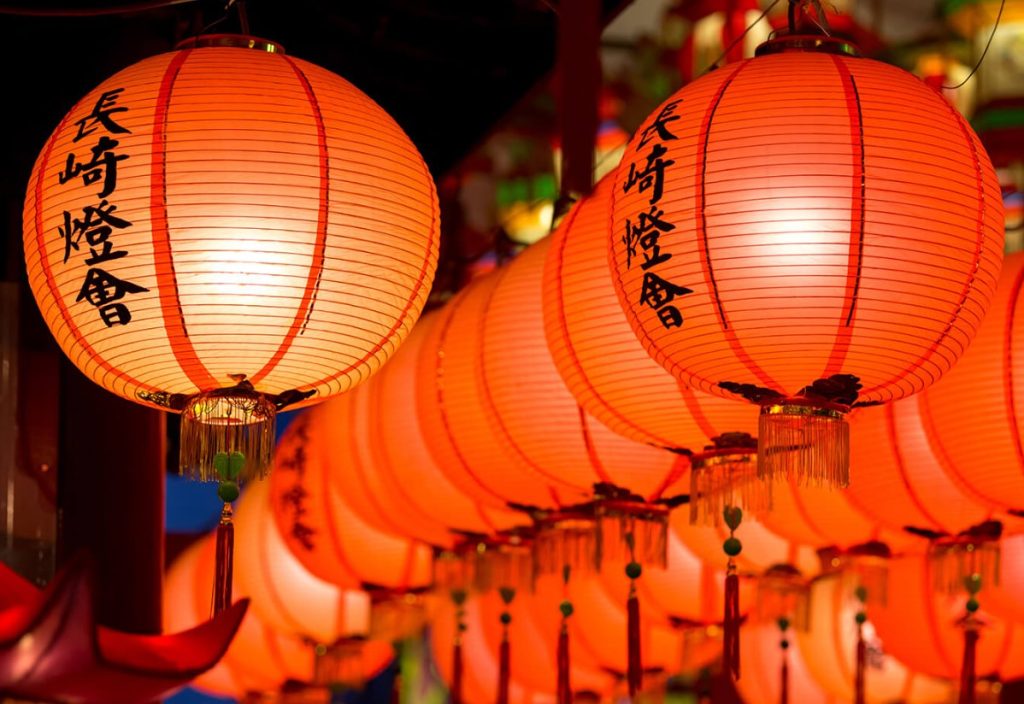 farolillos de papel chochin japon