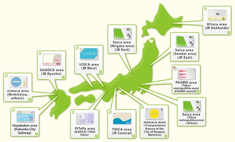 mapa tarjetas ic japonesas mapa tarjetas ic japonesas