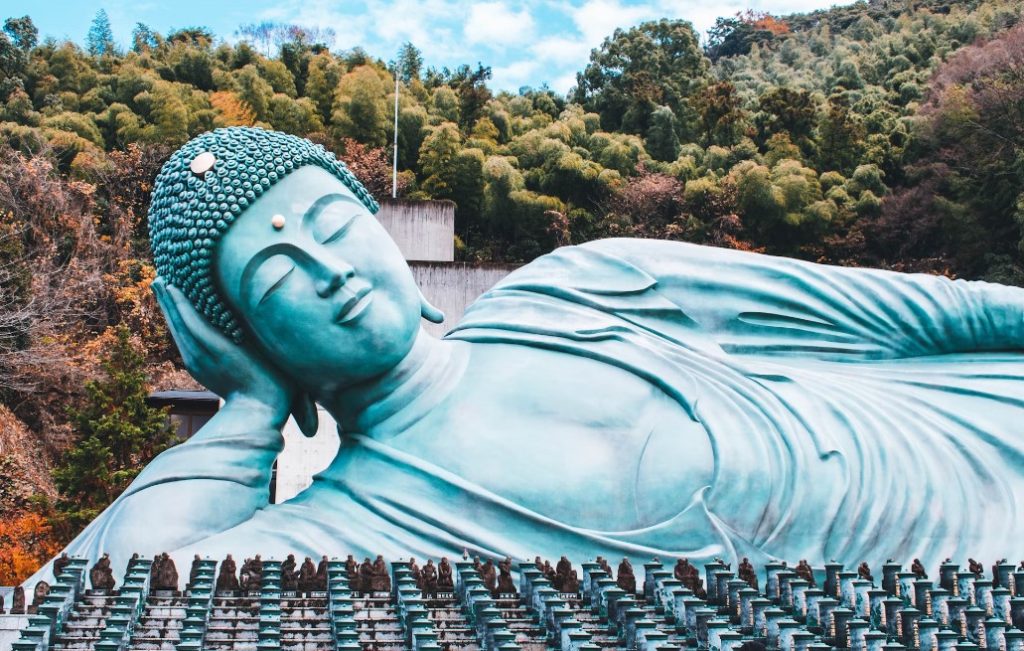 el buda acostado de japon nanzoin