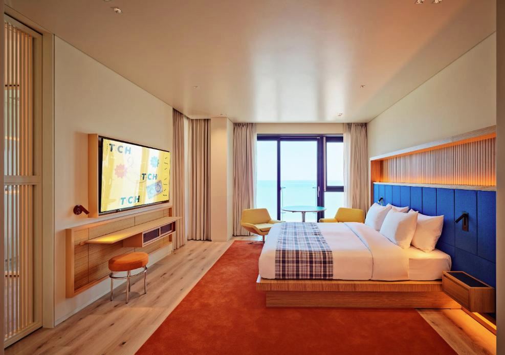 mejores hoteles busan corea del sur con piscina