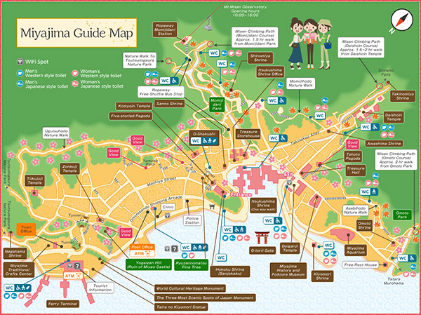 miyajima que ver mapa