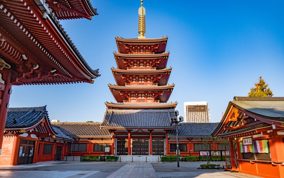pagoda templo sensoji asakusa