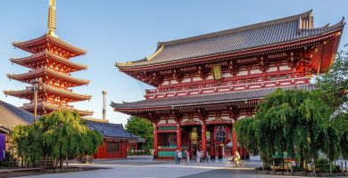 templo mas antiguo de tokio japon