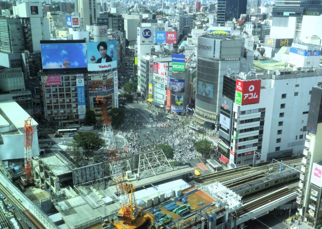 vistas increibles desde el shibuya sky en tokio