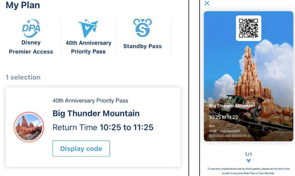 como funciona el pase especial del 40 aniversario disneysea