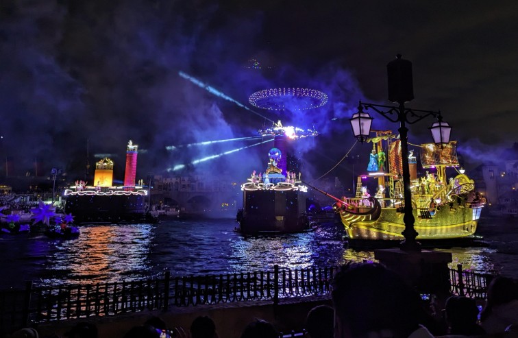 espectaculo en el agua believe sea of dreams