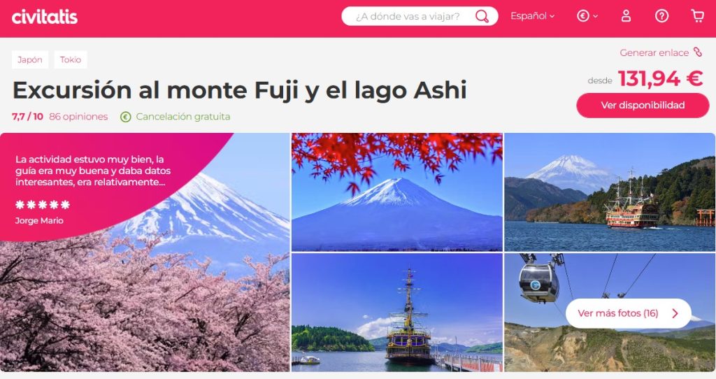 mejores excursiones al monte fuji en español