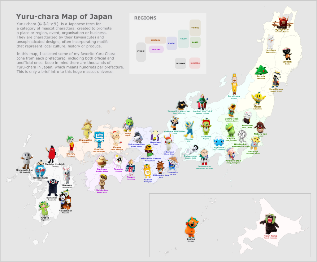 mapa localizacion yuru chara japon mapa localizacion yuru chara japon