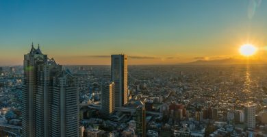 cual es el mejor atardecer en tokio