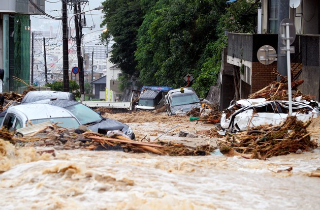 lluvias torrenciales en japon