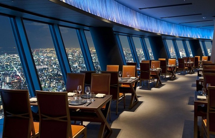 mejores restaurante con vistas en tokio