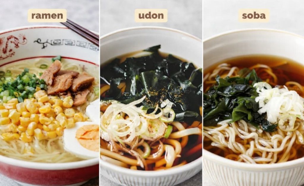 diferencias entre ramen udon y soba diferencias entre ramen udon y soba