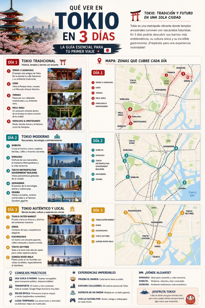 Qué ver en 3 días en Tokio japonalternativo Qué ver en 3 días en Tokio japonalternativo
