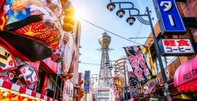 donde dormir en osaka