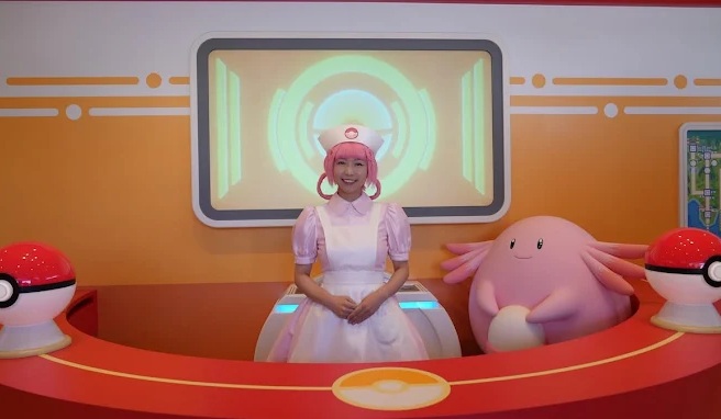 Pokémon Center de pokepark kanto en tokyo Pokémon Center de pokepark kanto en tokyo