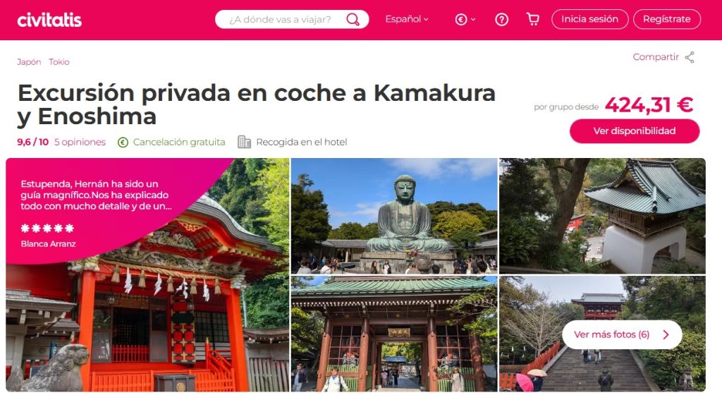 excursion privada en coche a kamakura y enoshima excursion privada en coche a kamakura y enoshima